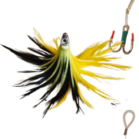 Plumas Basic Tunna Amarillo/Negro