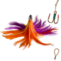 Plumas Basic Tunna Morado/Naranja