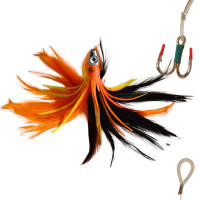 Plumas Basic Tunna Naranja/Negro