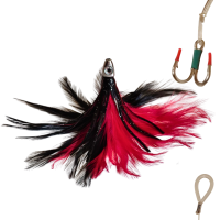 Plumas Basic Tunna Negro/Rojo
