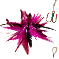 PLUMAS LUXE TUNNA BURDEOS/FUXIA