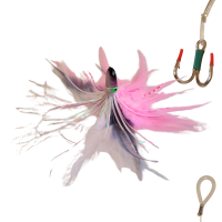 PLUMAS LUXE TUNNA ROSA/BLANCO